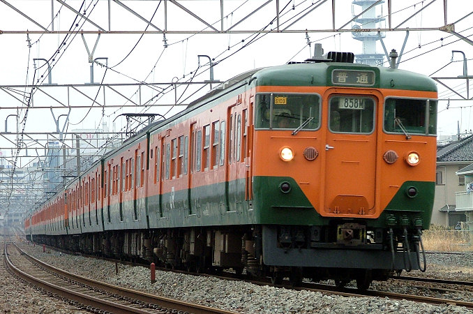 東海道本線 113系 快速アクティー （東京〜熱海） テイチク