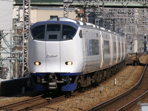281系特急型電車（車内）