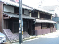 旧東海道の古い町並み