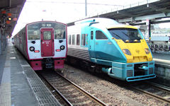 883系特急「ソニック」&815系