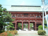 甲斐善光寺山門