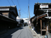 河崎町の町並み