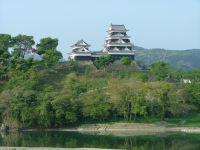 大洲城遠景