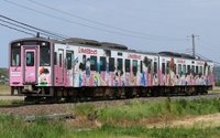キハ１２６系「名探偵コナン」ラッピング列車